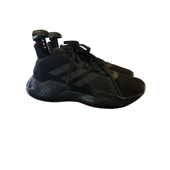 Adidas Court Vision 2 Grade School Boys' Basketball Shoe "Core Black" Size - Picture 3 of 12